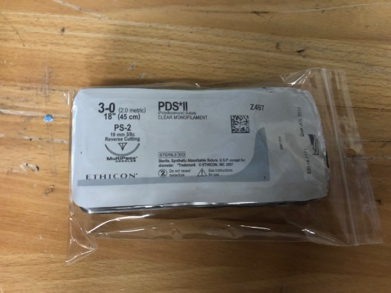 LOT OF ETHICON MEDICAL SUTURES