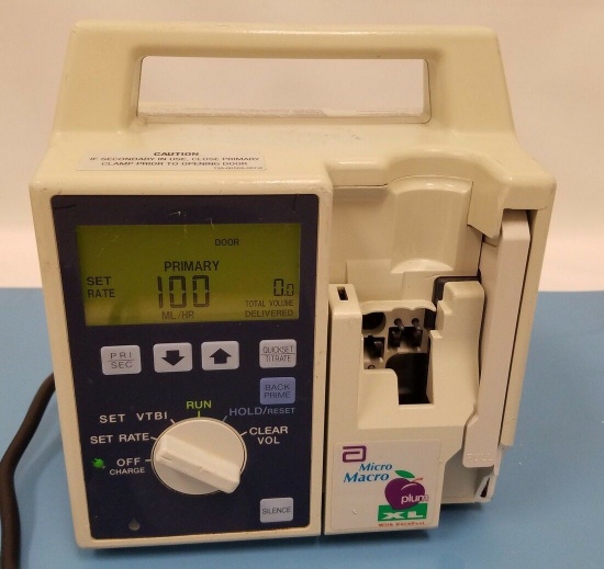 HOSPIRA MICRO MACRO PLUM XL INFUSION PUMP