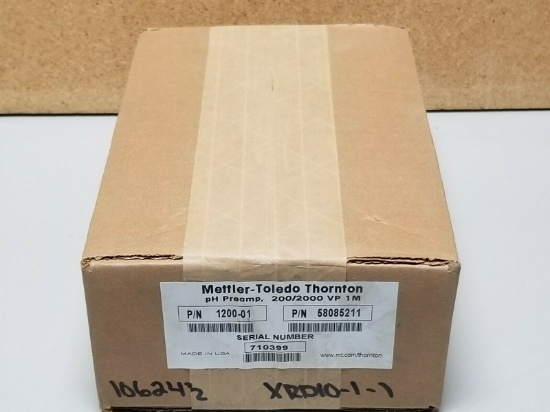 NEW METTLER TOLEDO THORNTON PH/ORP PRE-AMPLIFIER PREAMPLIFIER