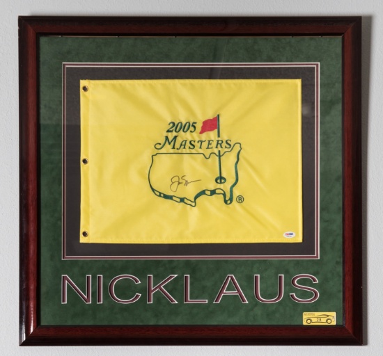 Jack Nicklaus Signed Flag