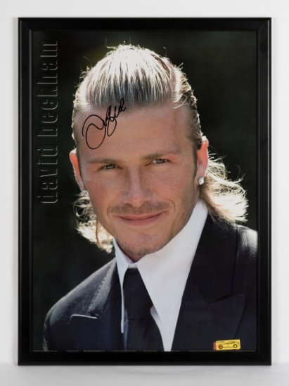 David Beckham Signed Poster