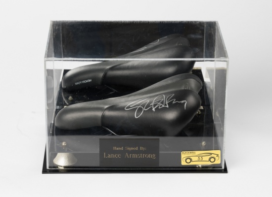 Lance Armstrong Signed Bike Seat