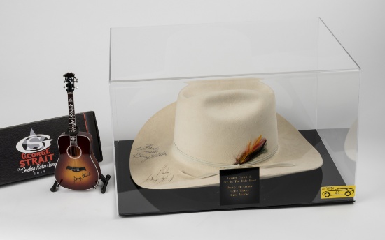 George Strait Signed Cowboy Hat