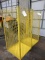 (2) Metal Material Handling Cages, 30-1/4 Inch X 30-1/2 Inch X 63 Inch H