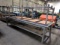 (1) Rolling Steel Top Work Table, 61 Inch X 144 Inch; (1) Steel Top Work Ta