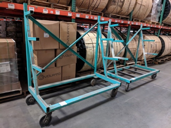 (2) Material Rolling Carts