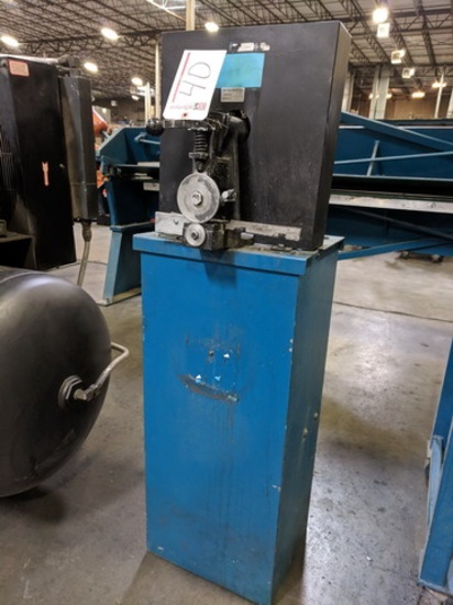 Metal Tool Notcher, No Tag Info or Motor Plate Info