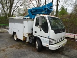 2006 Isuzu Bucket Truck, VIN JALE5B167901854, w/ Aichi Boom Bucket Lift, As