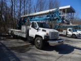 2009 Chevrolet C7500, Diesel Crane Truck, VIN 1GBM7C1B99F401219, SR77 Crane