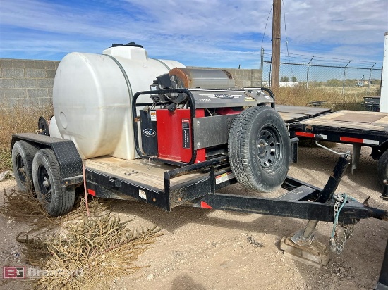 2018 Alkota 5355J 3500 portable pressure washer on trailer