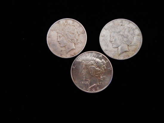 Peace Silver Dollars - 3