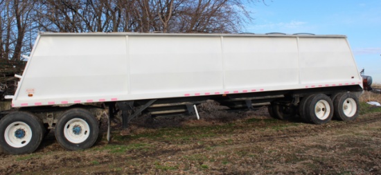 1999, 36’ Drake Steel Grain Trailer w/Rollover Tarp