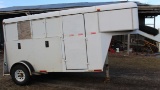 Circle 16’ bumper hitch stock trailer