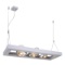 32 - US Ready   Open grill pendant light for 3*ES111 and 2*T5 tube, silver; in..., WA152001157464U