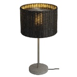 9 - US Ready   Adegan Manila TL0-Granite + PE rattan table lamp0IP44, class 2..., WA151701231385U