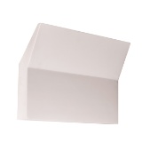 39 - Needs Components  WING, Wall Sconce, Angular uplight, paintable gypsum, LED 8 wat..., WA1704017