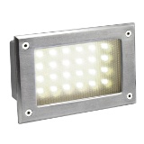 26 - Needs Components   LED Wall light w/ 24 warm white LEDs, polished stainless steel..., WA1911022