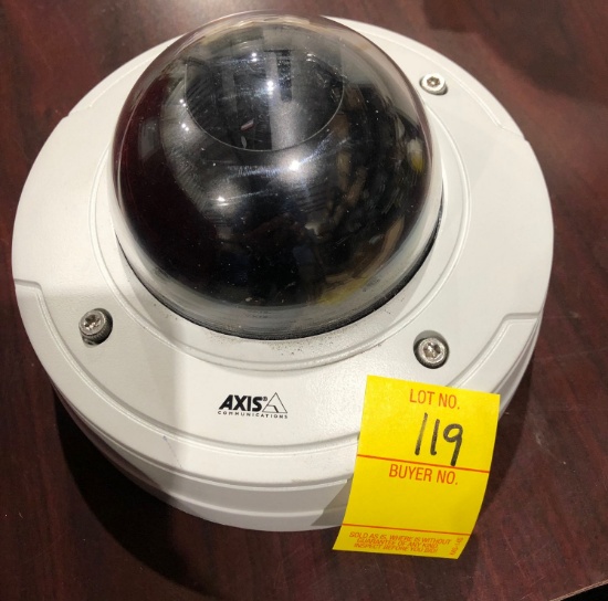 6 AXIS COMMUNICATIONS CAMERAS, X $ (USED)