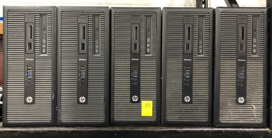 5 HP DESKTOP COMPUTERS CORE i5, X $