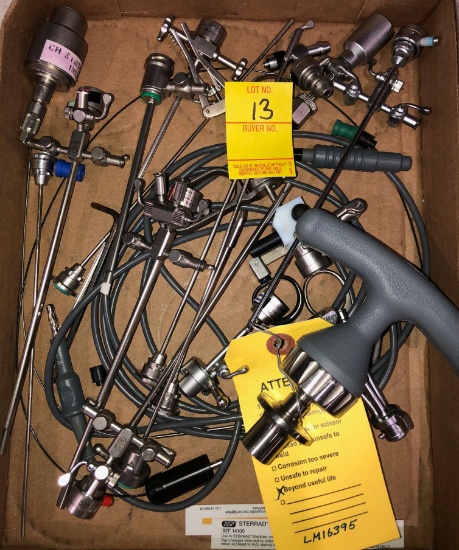 BOX OF MEDICAL INSTRUMENTS