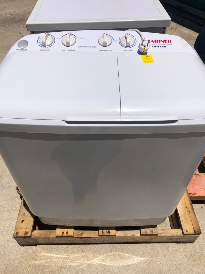 2 MARINER H D TWIN TUB WASHER XPB58-2000S & DRYER, GY-J60-1, X $