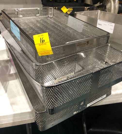 LOT OF 4 INSTRUMENT TRAYS