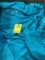 2 BOXES OF 60 TURQUOISE SPANDEX ROUND TABLE COVERS, X $