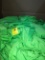 BOX OF 100 LIME SPANDEX CHAIR COVERS
