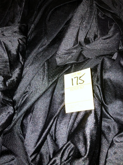 2 BOXES OF 60 BLACK SPANDEX CHAIR COVERS, X $