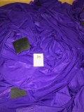 BOX OF 100 PURPLE SPANDEX CHAIR COVERS