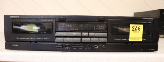 ONKYO Double Cassette Tape Deck