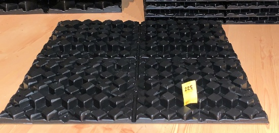 18 Black Sound Defusers (23" Width x 23" Length x 1.5" Depth) X $