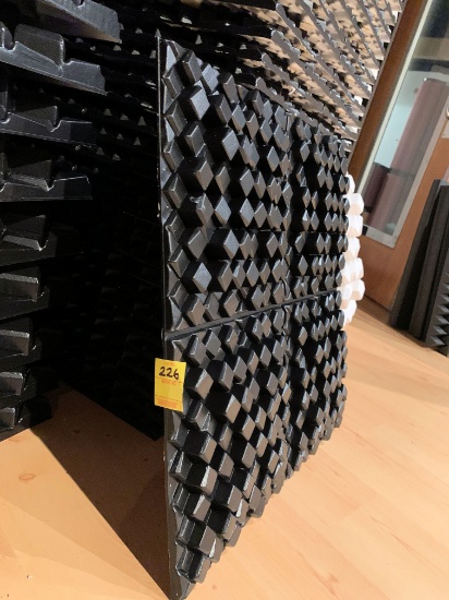 19 Black Sound Defusers (23" Width x 23" Length x 1.5" Depth) X $