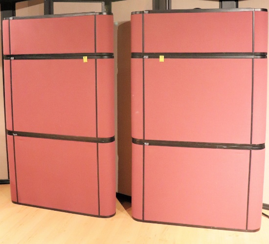 6 Sections of Gobo Stacking Panels (4 Sections 46"Length x 30 " Height) & (2 Sections 46" Length x 1