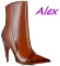 Qty. 4 - Yevrah Alex Ombre Brown Short Bootie, Made in Brazil, X $