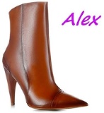 Qty. 4 - Yevrah Alex Ombre Brown Short Bootie, Made in Brazil, X $