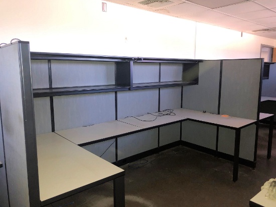 1 Lot of 25' x 55" Office Partitions (1 at 5', 2 at 10')