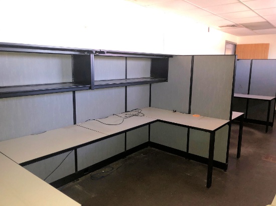 1 Lot of 30' x 55" Office Partitions (3 at 10" x 55")
