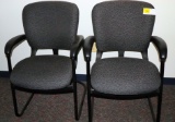 Qty. 2 Hon Black Office Chairs, X $