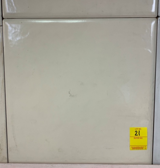 12.5" X 12.5" ROCERSA, BONE COLOR, SEMIGLOSS CERAMIC TILES, QTY. 44 sq. ft. X $