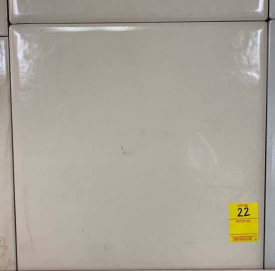 12.5" X 12.5" ROCERSA, BONE COLOR, SEMIGLOSS CERAMIC TILES, QTY. 51 sq. ft. X $