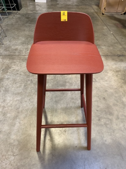 Qty. 2 - 30" Wooden High-top Chair, X $