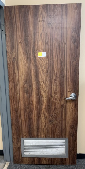 3'0" X 7'0" SOLID CORE DOOR WITH LOUVER
