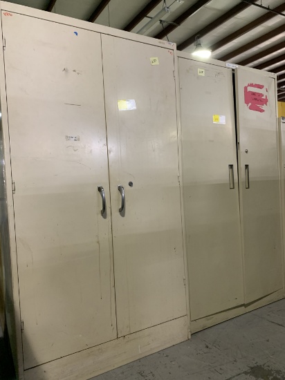 Qty. 2 - 2 Door Storage Cabinets, X $