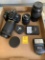 Nikon D5300 SLR Camera with Nikon 70-300mm lens, Nikon 18-55mm lens, Tamron 70-300mm lens, Macro wid