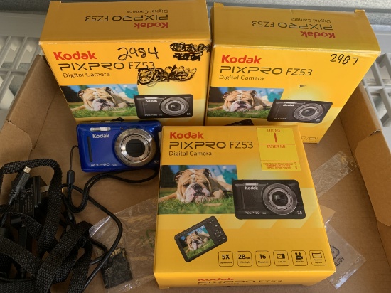 Qty. 3 - Kodak Digital Cameras