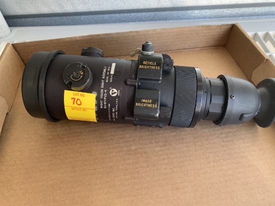 Litton Electron Devices M992 Ranger Night Vision Weapon Sight s/n 0101, Model #9866