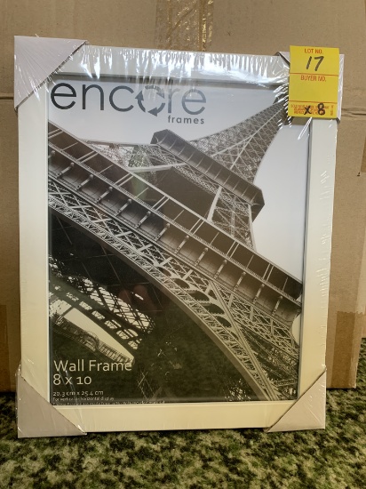 Qty. 8 - Encore Wall Frames (8" x 10"), X $