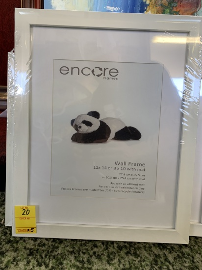 Qty. 5 - Encore Wall Frame (11" x 14" or 8" x 10" with mat), X $