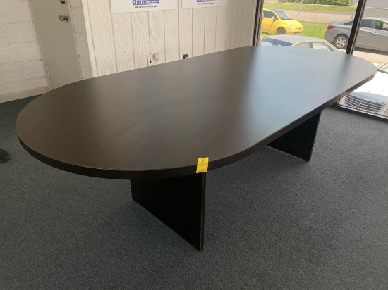 96" X 43" OVAL CONFRENCE TABLE